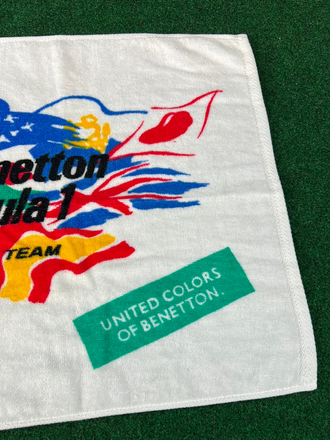 Benetton Formula Racing Team Hand Towel w/ Tag