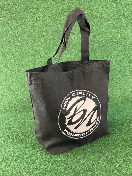 BN Sports - High Quality Performance Black Canvas Tote Bag