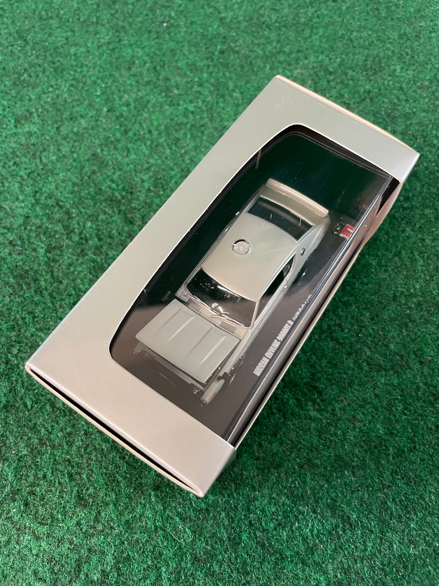KYOSHO - Nissan Skyline Ken Mary GT-R KPGC110 Wide Wheel Version (Silver) 1/43 Scale Diecast