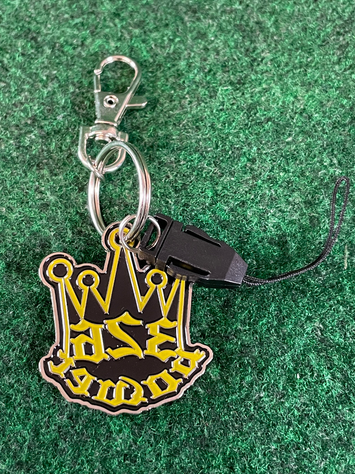 326POWER - Metal Emblem Crown Logo Keychain