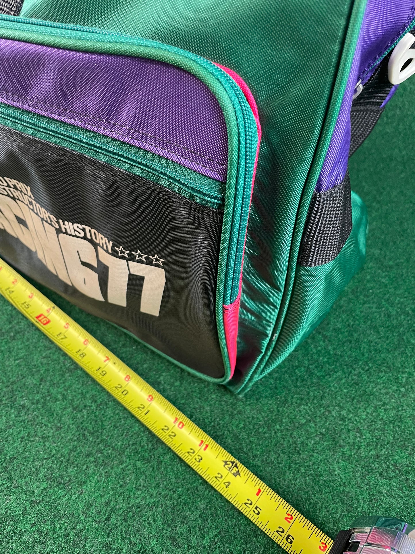 SUPER RACING 77 - Grand Prix Constructor’s History Vintage Duffle Bag