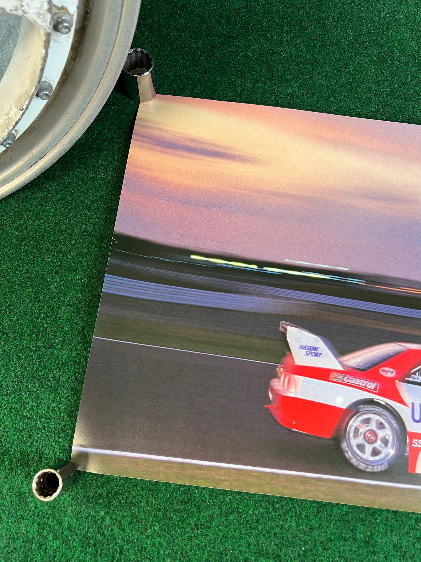 HASEMI x SSR Wheels - JGTC Nissan Skyline R32 GT-R Race Used Centerlock Wheel Set