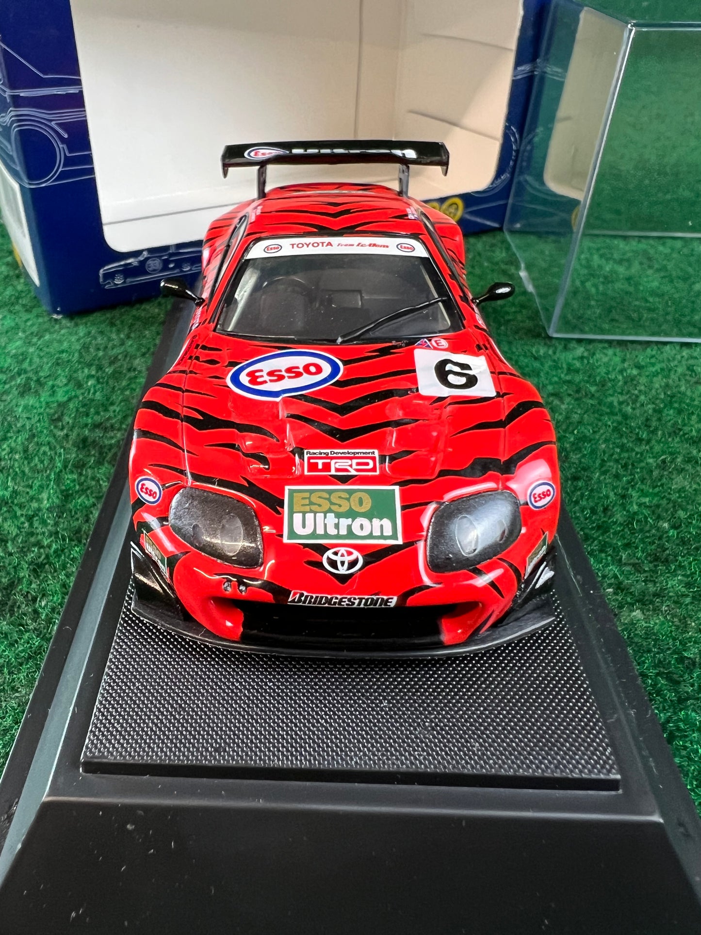 EBBRO Trendies - ESSO Ultron Toyota Supra 2000 (Red & Black) 1/43 Scale Diecast