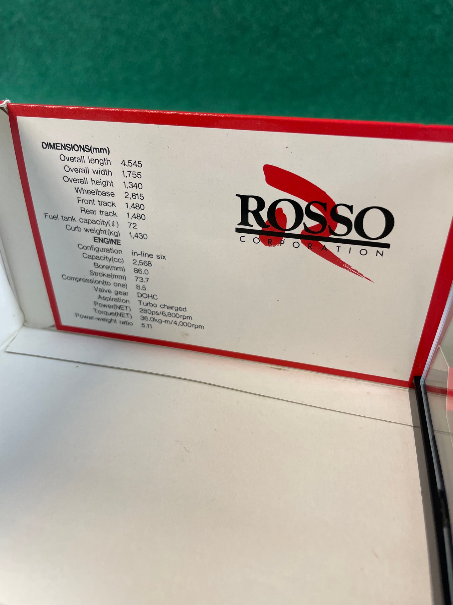 ROSSO - Zexel No. 2 Nissan Skyline R32 GT-R (2) 1/43 Scale Model Car