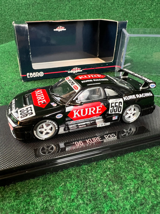 EBBRO Racing Collection - 1996 JGTC KURE 556 Nissan Skyline R33 GTR 1/43 Scale Diecast