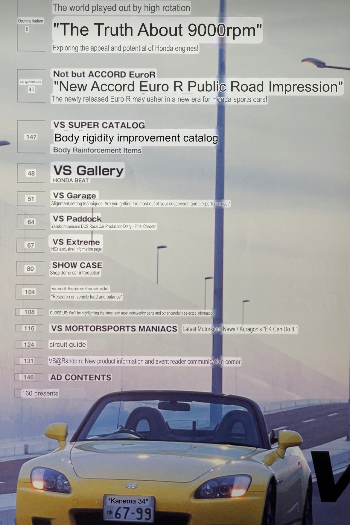 VTEC SPORTS Magazine - Vol. 008