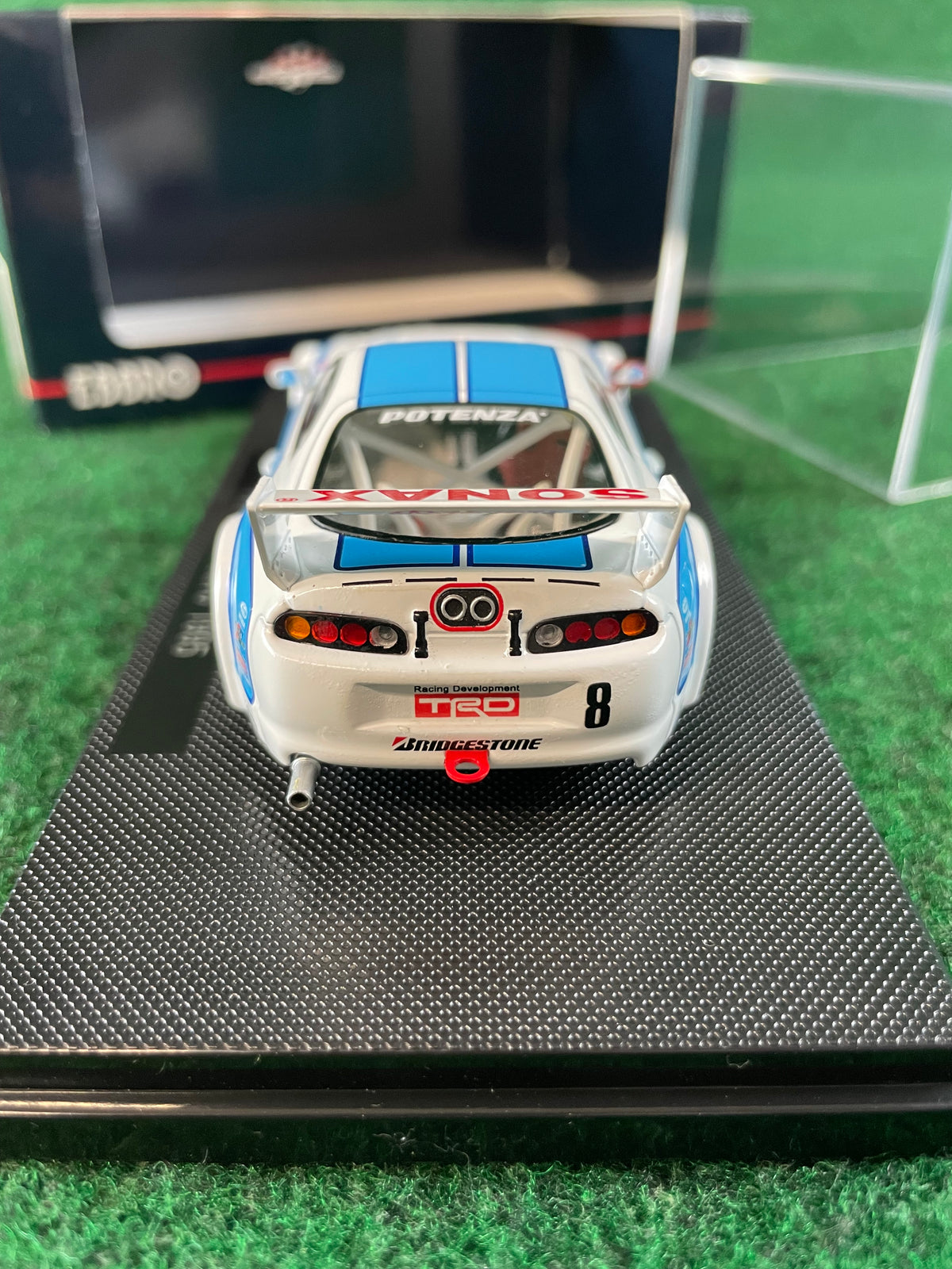 EBBRO - 1995 JGTC FET Sonax Toyota Supra 1/43 Scale Diecast