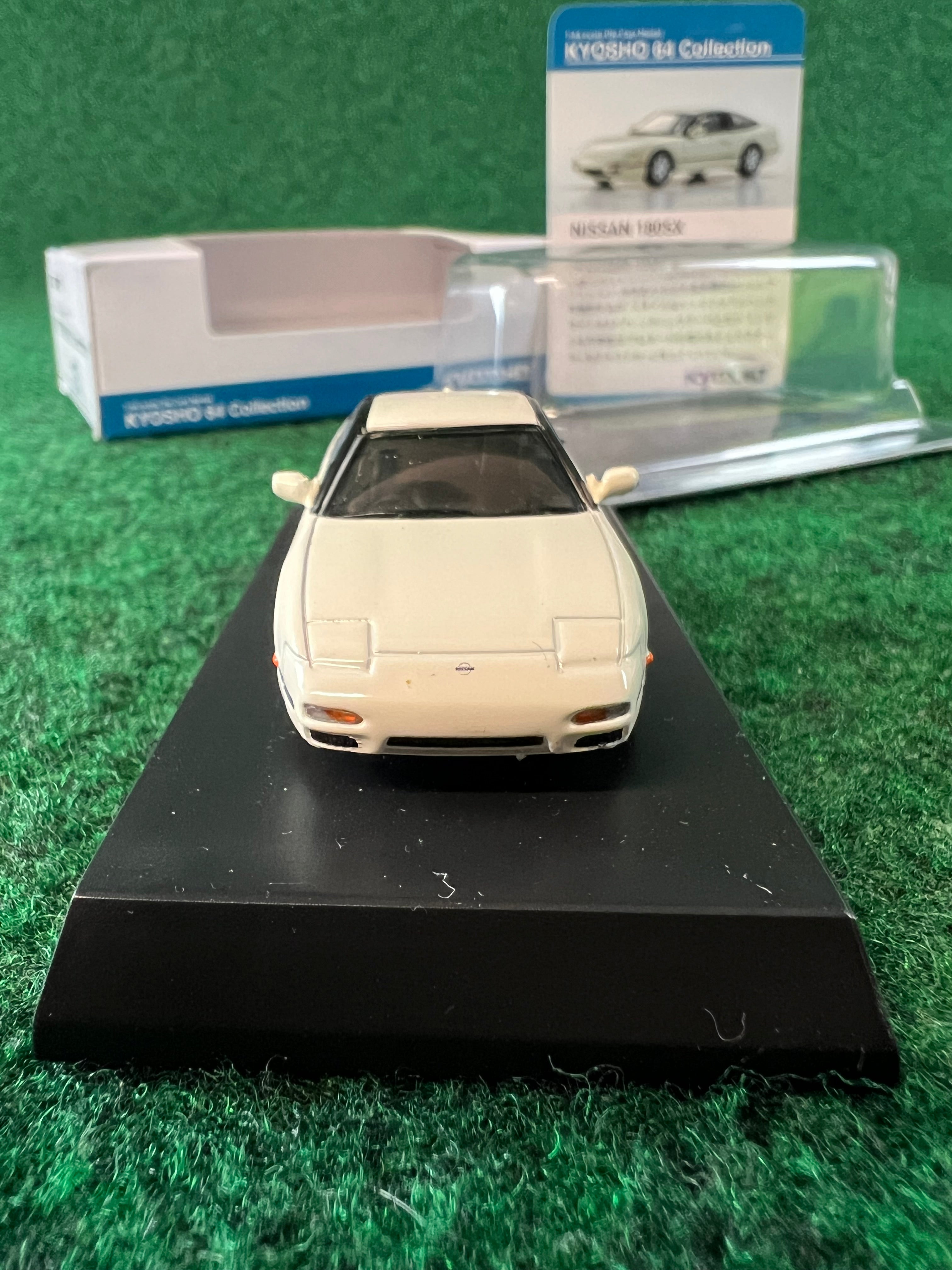 KYOSHO 64 Collection - Nissan 180sx (White) 1/64 Scale Diecast Car