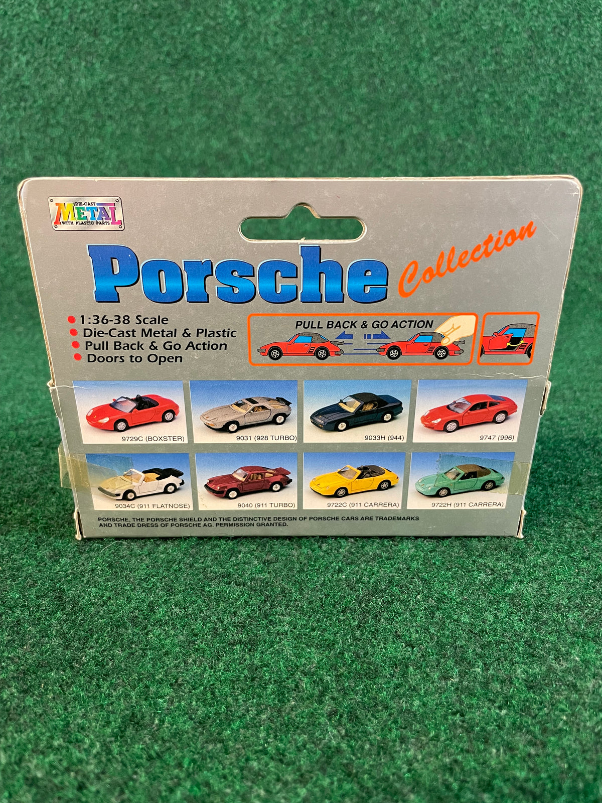 Porsche Boxster - Toy Car Diecast Set