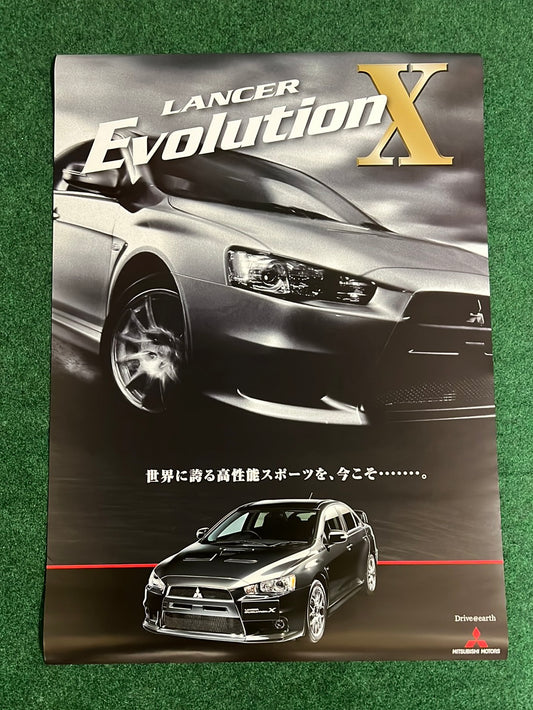 Mitsubishi Lancer Evolution Dealer Distributed Poster - EVO X