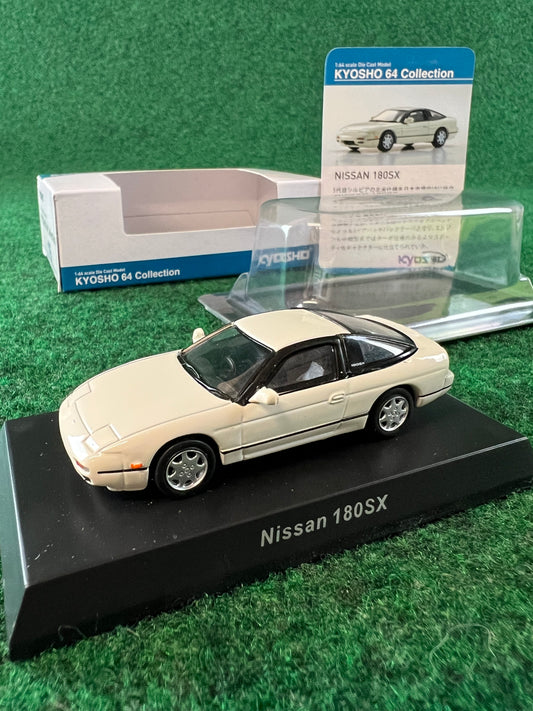KYOSHO 64 Collection - Nissan 180sx (White) 1/64 Scale Diecast Car