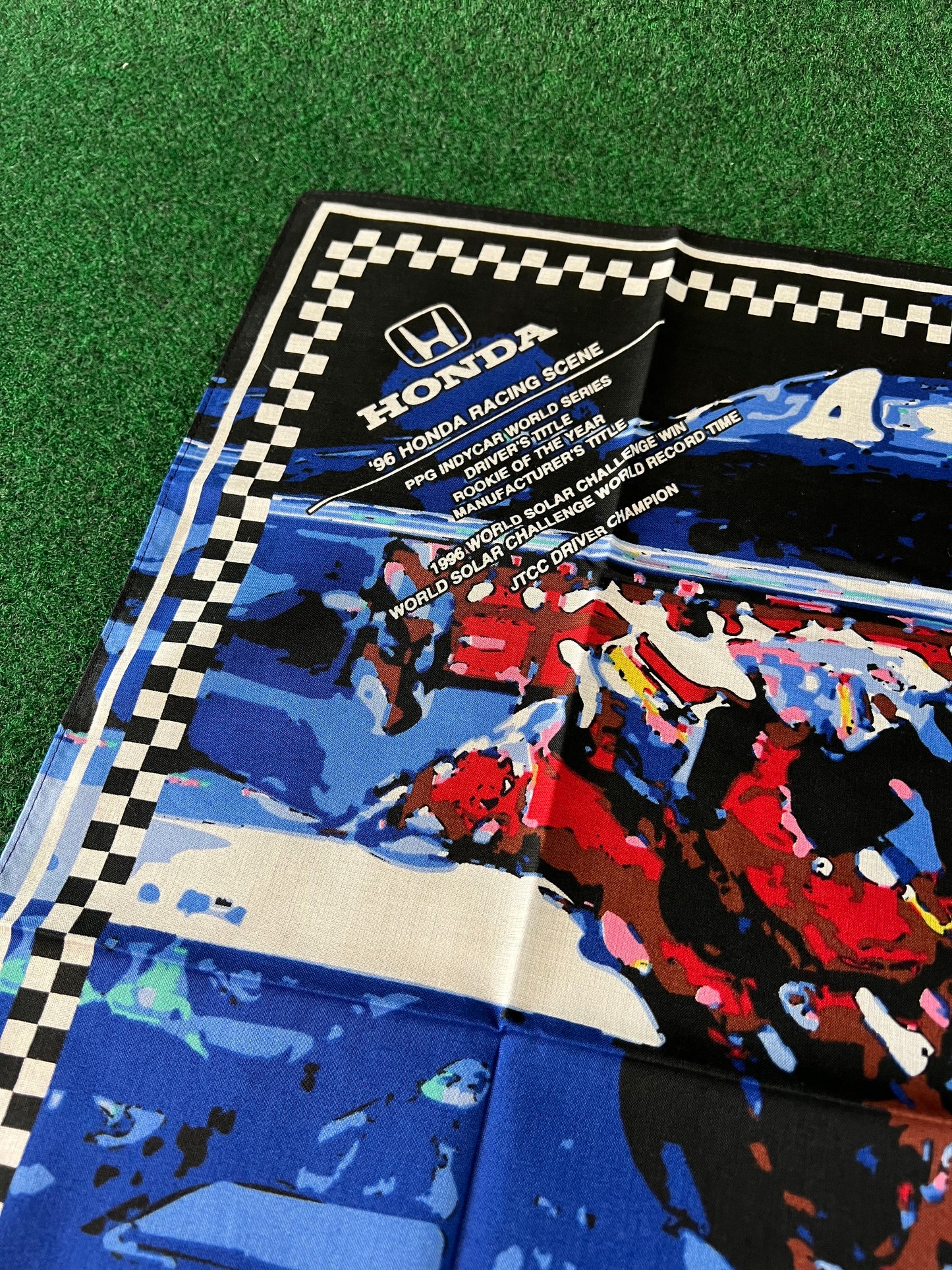 HONDA - 1996 Racing Scene Indycar, Solar Challenge & JTCC Accord Handkerchief Cloth