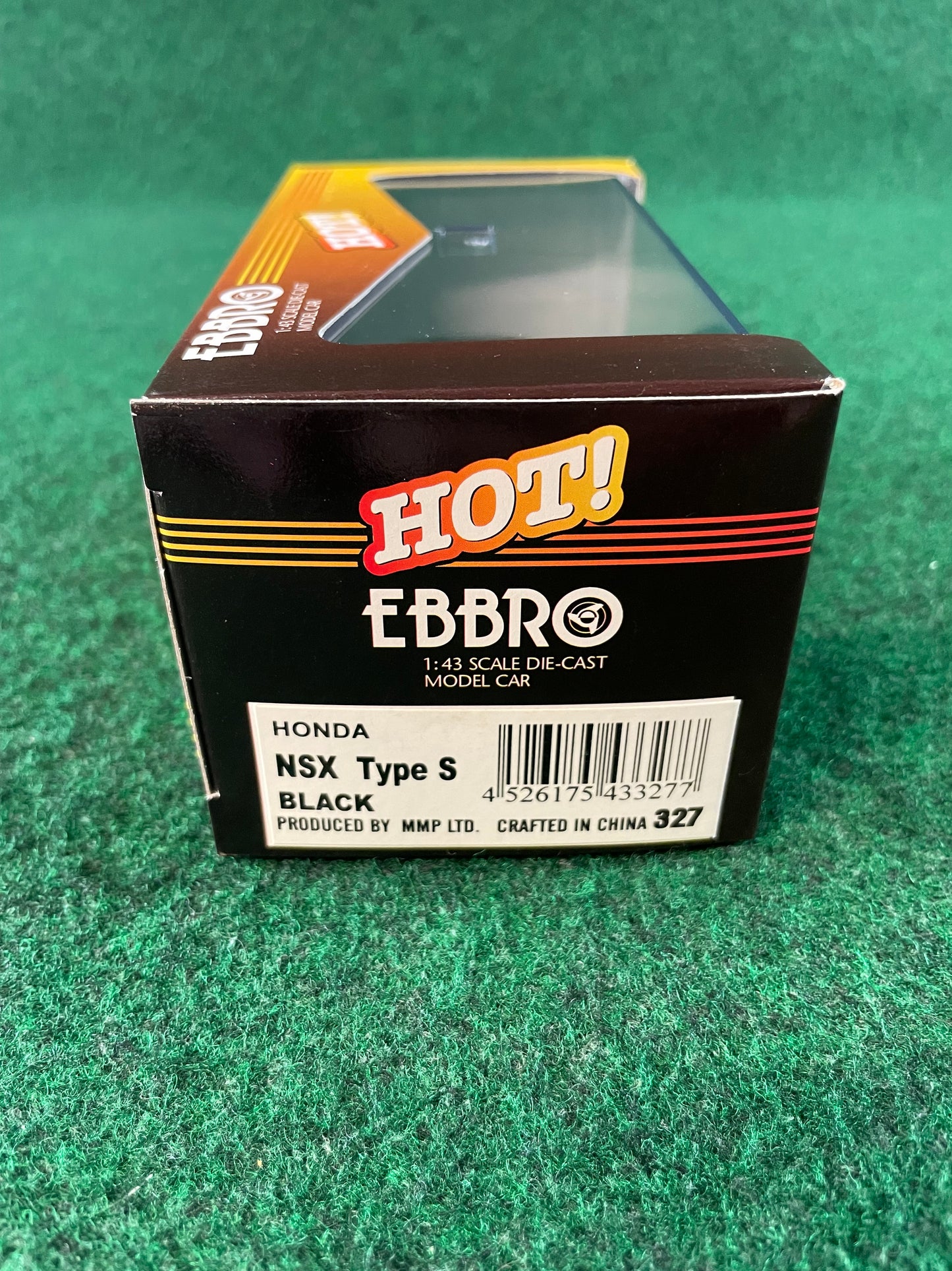EBBRO HOT - 2001 Honda NSX Type S Black 1/43 Scale Diecast