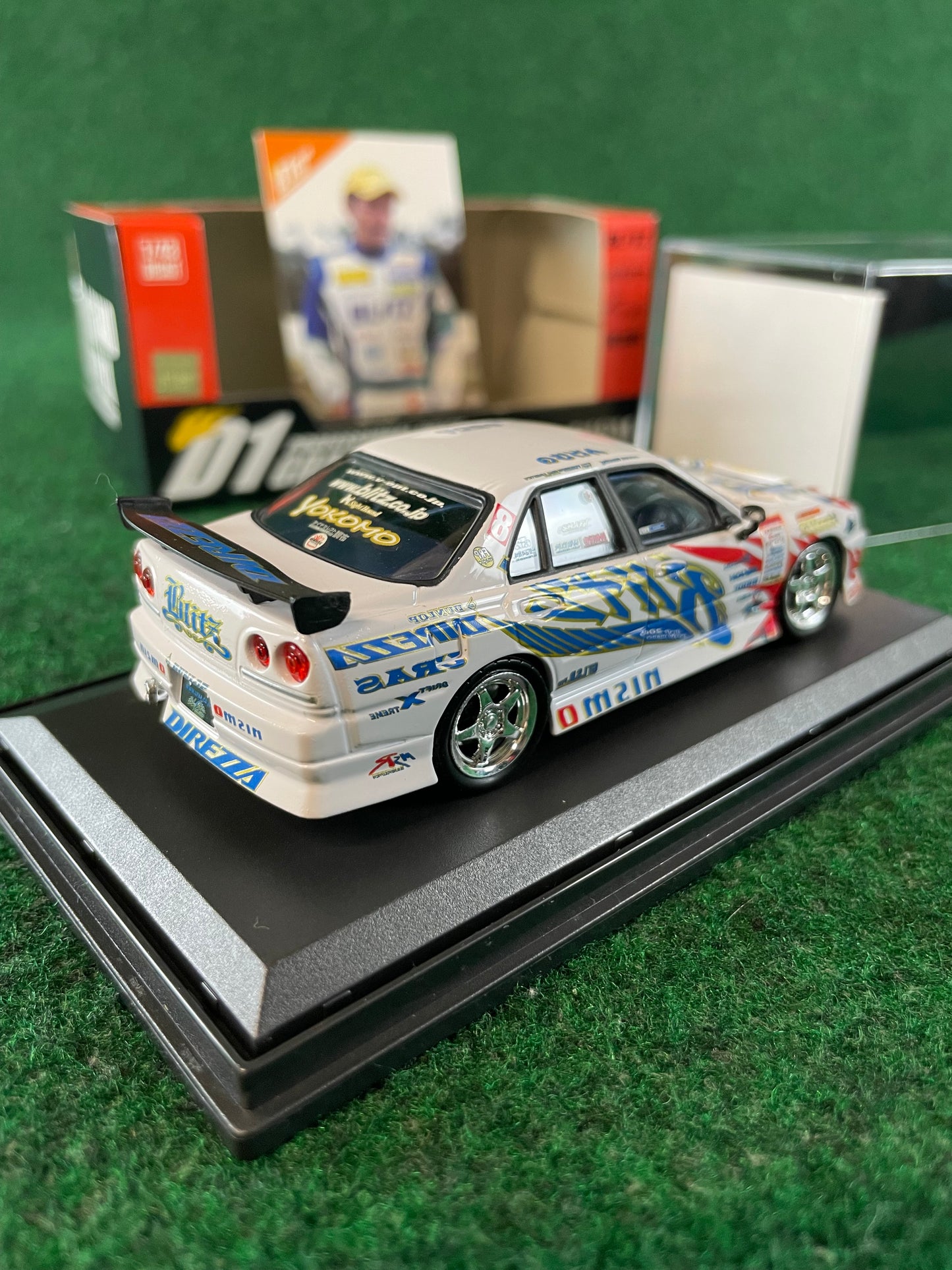 DISM D1 Grand Prix Memorial - 2005 Blitz Nissan Skyline ER34 1/43 Scale Diecast