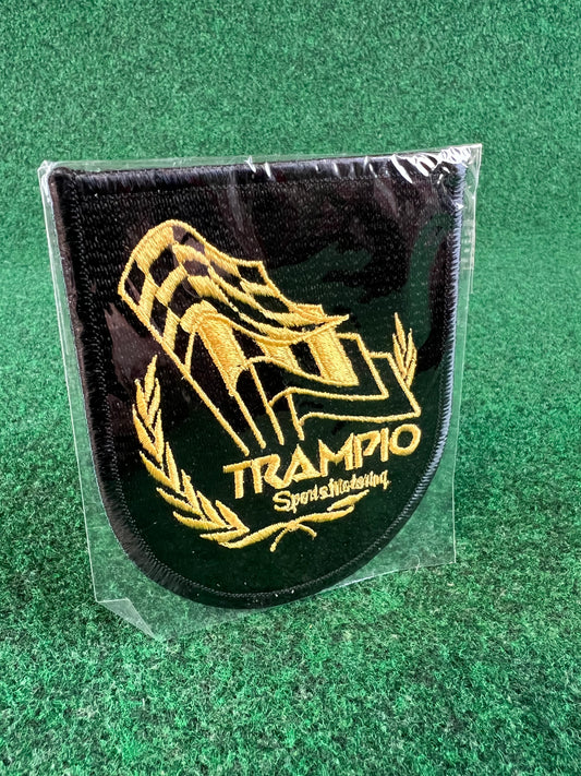 TRAMPIO Sports Motoring Vintage Logo Patch (Black/Gold)