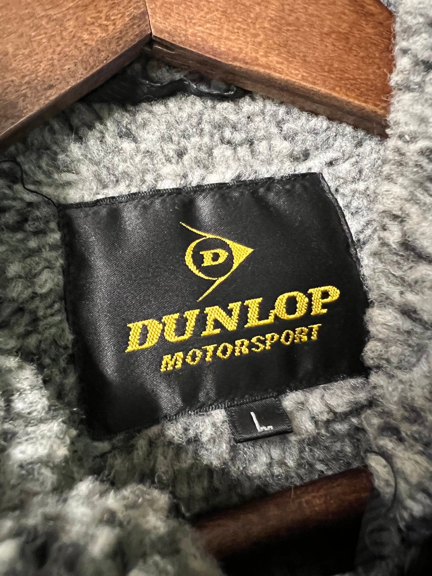 DUNLOP Motorsport - Insulated Fleece Lined Dark Grey Bench Coat