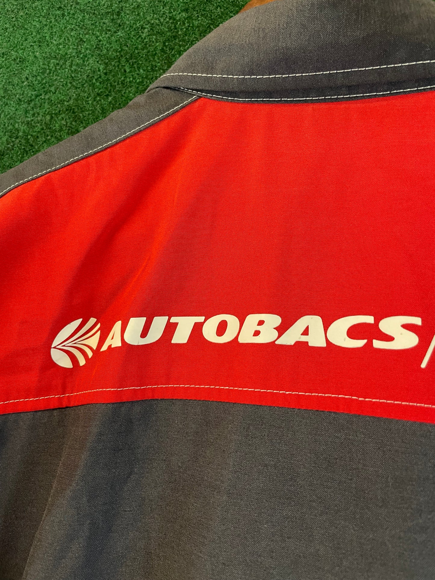 Super Autobacs - Employee Button Down Short Sleeved Shirt