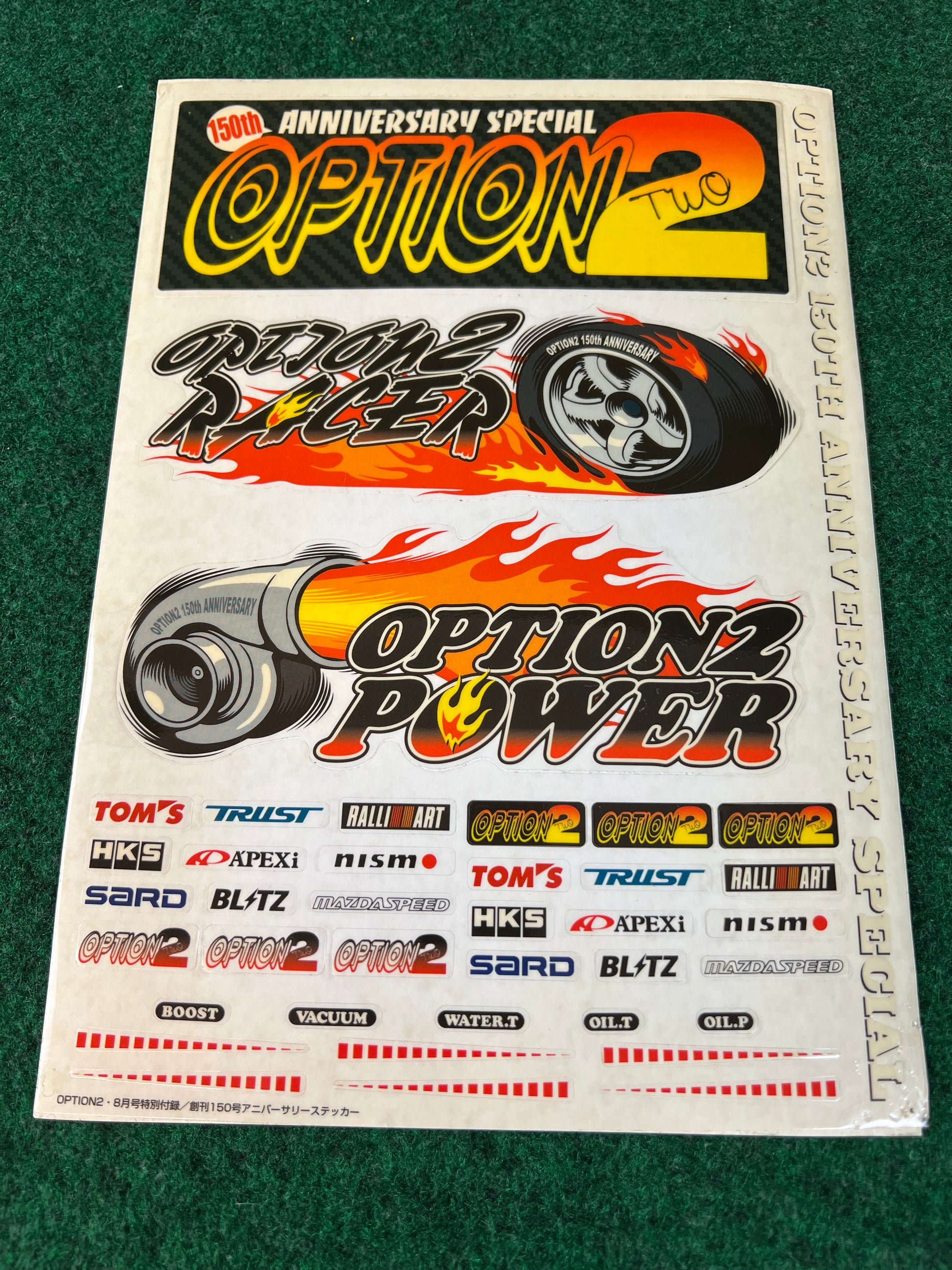 Option2 - 150th Issue Anniversary Special Sticker Sheet 