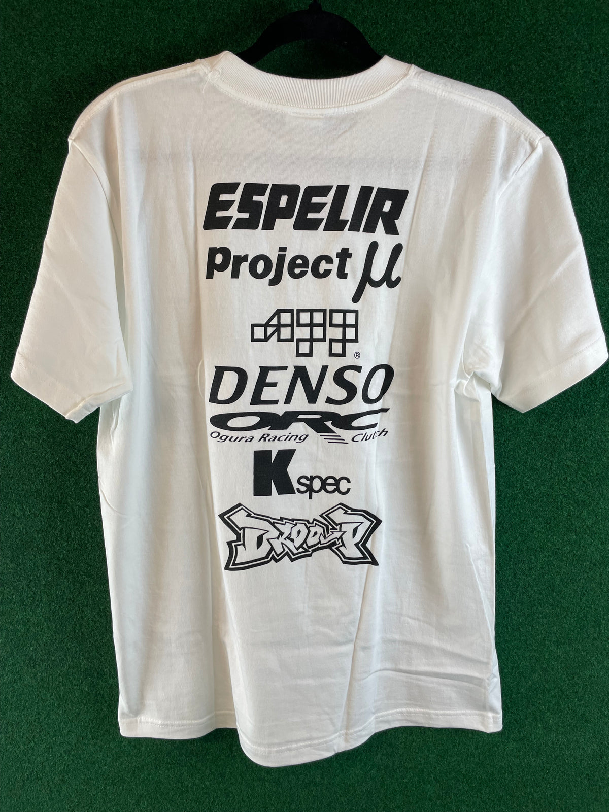 Droo-P D1GP Toyota AE86 - Espelir, Project Mu, Denso, ORC, KSpec T-Shirt (L)
