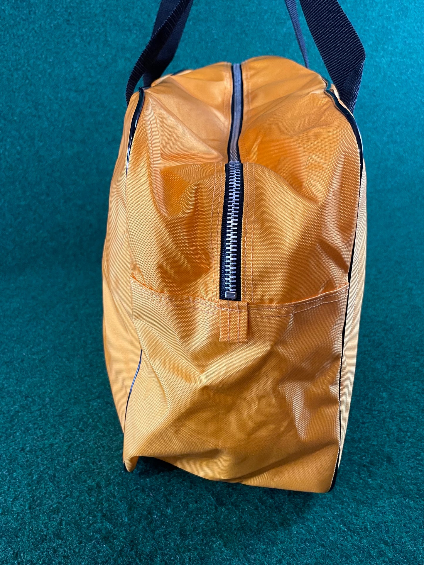 SUBARU - Vintage Original Fuji Gunma Seikyo Japanese Dealership Yellow Duffle Travel Bag