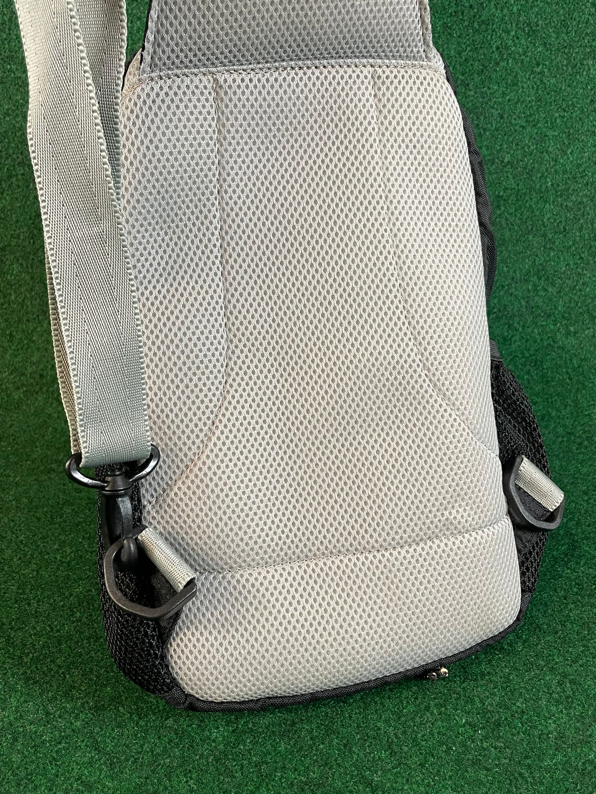 DUNLOP Motorsport - Black/Grey/Teal Mini Shoulder Messenger Travel Bag