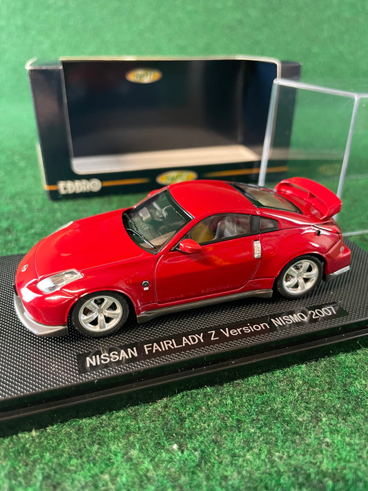 EBBRO - 2007 Nissan Fairlady Z NISMO Red 1/43 Scale Diecast