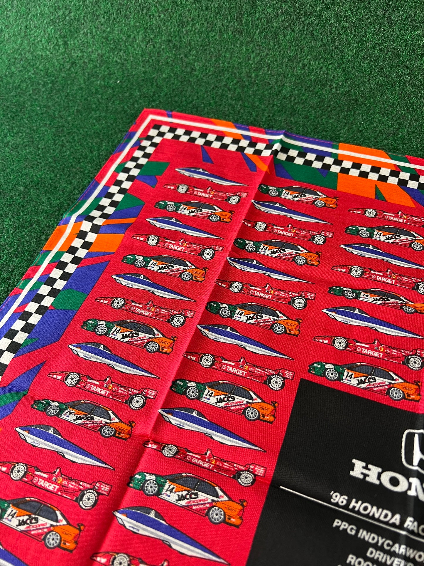 HONDA - 1996 Racing Scene Indycar, Solar Challenge & JTCC Accord Handkerchief Cloth