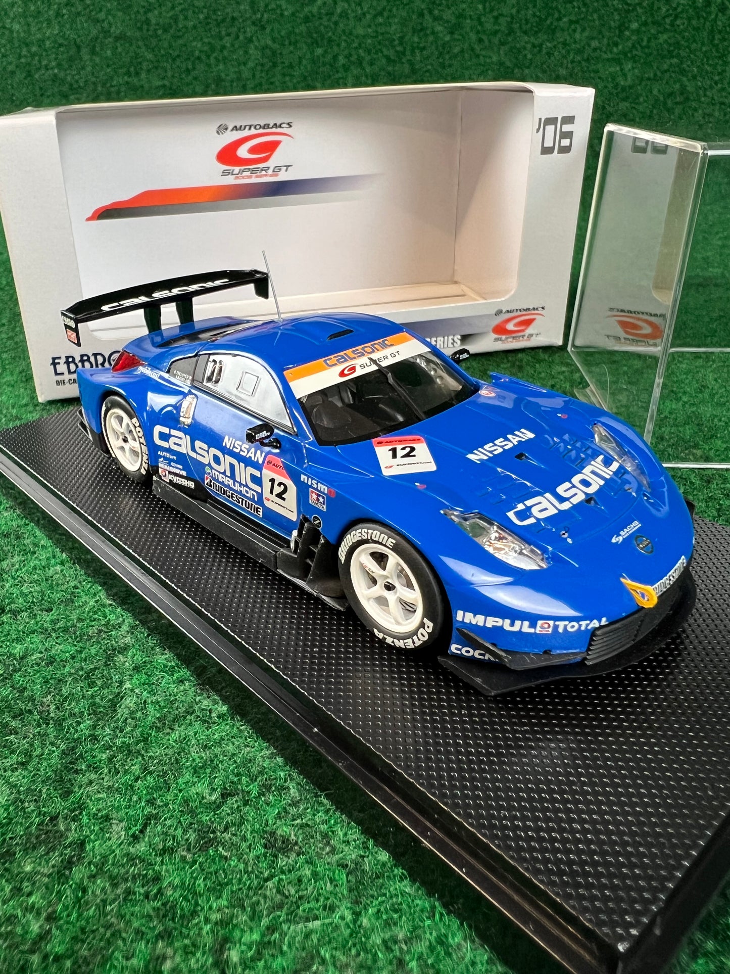 EBBRO Super GT 2006 Calsonic IMPUL Nissan Fairlady Z 1/43 Scale Diecast