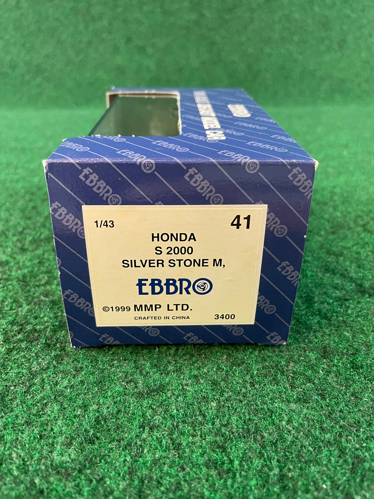 EBBRO 1999 Honda S2000 (Silverstone Silver) 1/43 Scale Diecast