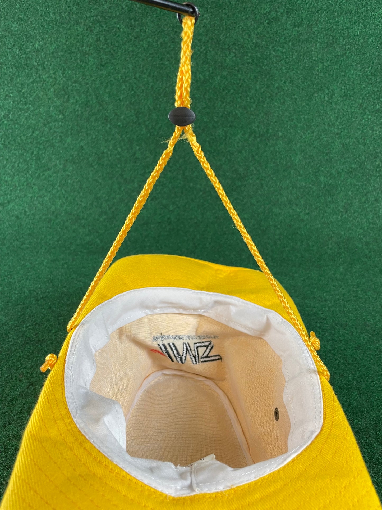 YMS SuperGT Yellow Hat & Hasemi Motor Sport Drawstring Bucket Hat