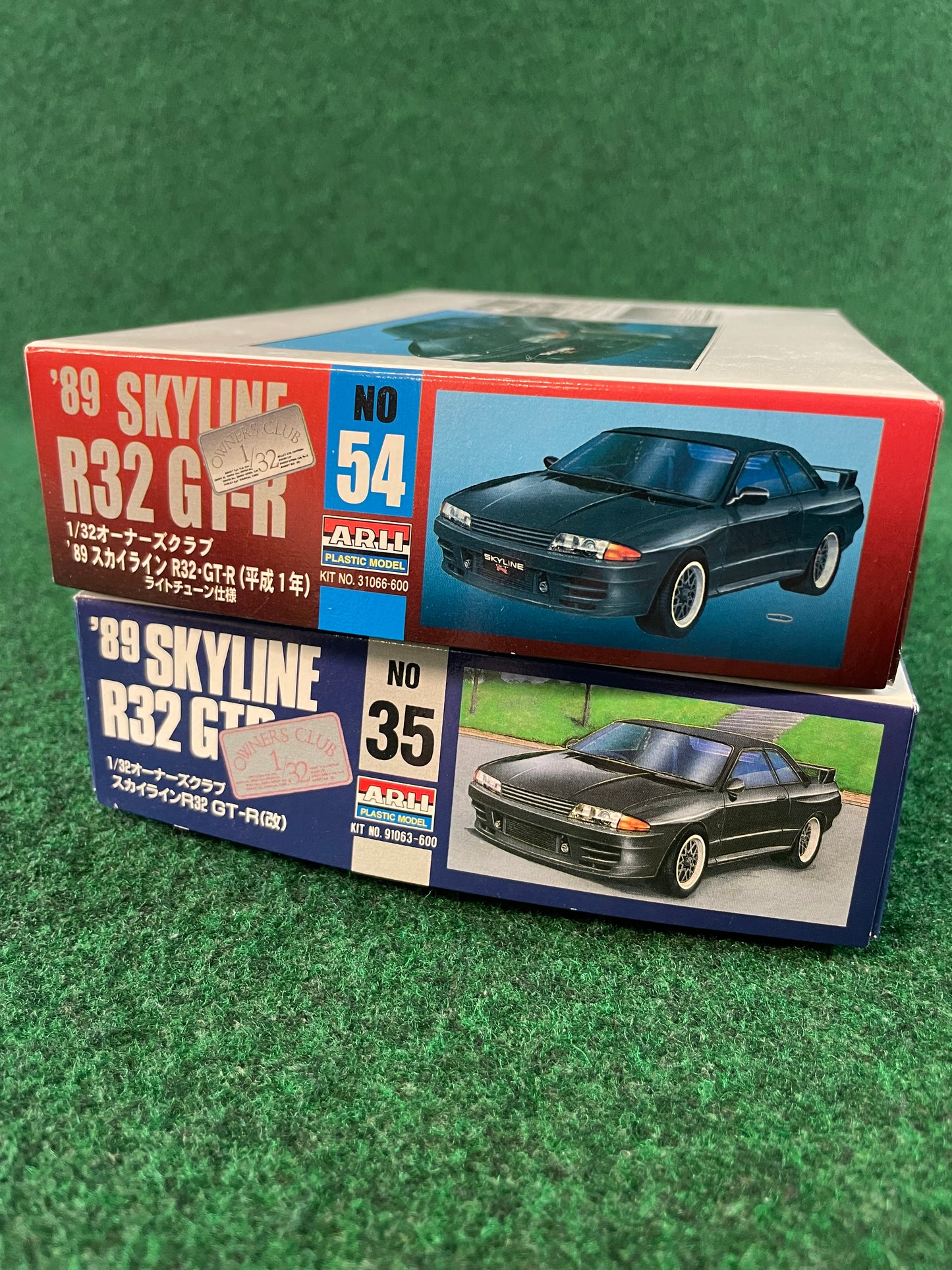 Owners Club - Nissan Skyline R32 GT-R Completed 1/32 Scale Plastic Model Cars