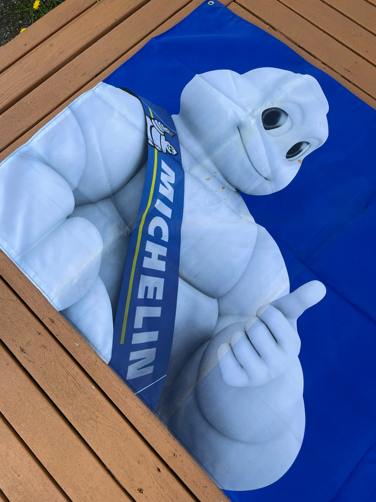 Michelin Tires - Bibendum Japanese Retail Shop Advertising Banner