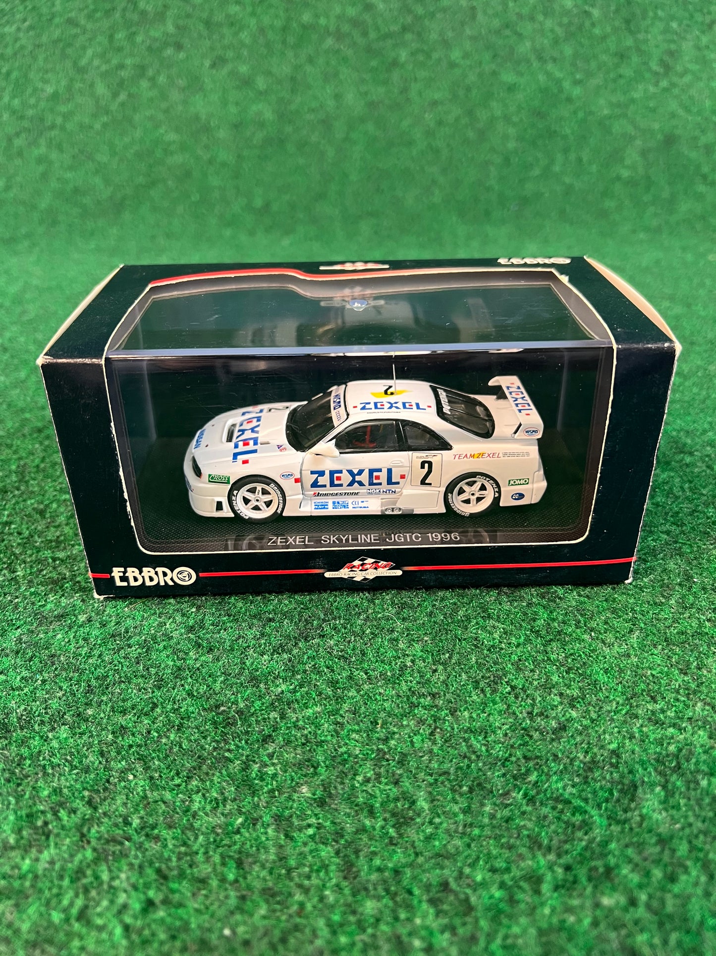 EBBRO Racing Car Collection - 1996 JGTC Zexel Nissan Skyline R33 GTR 1/43 Scale Diecast