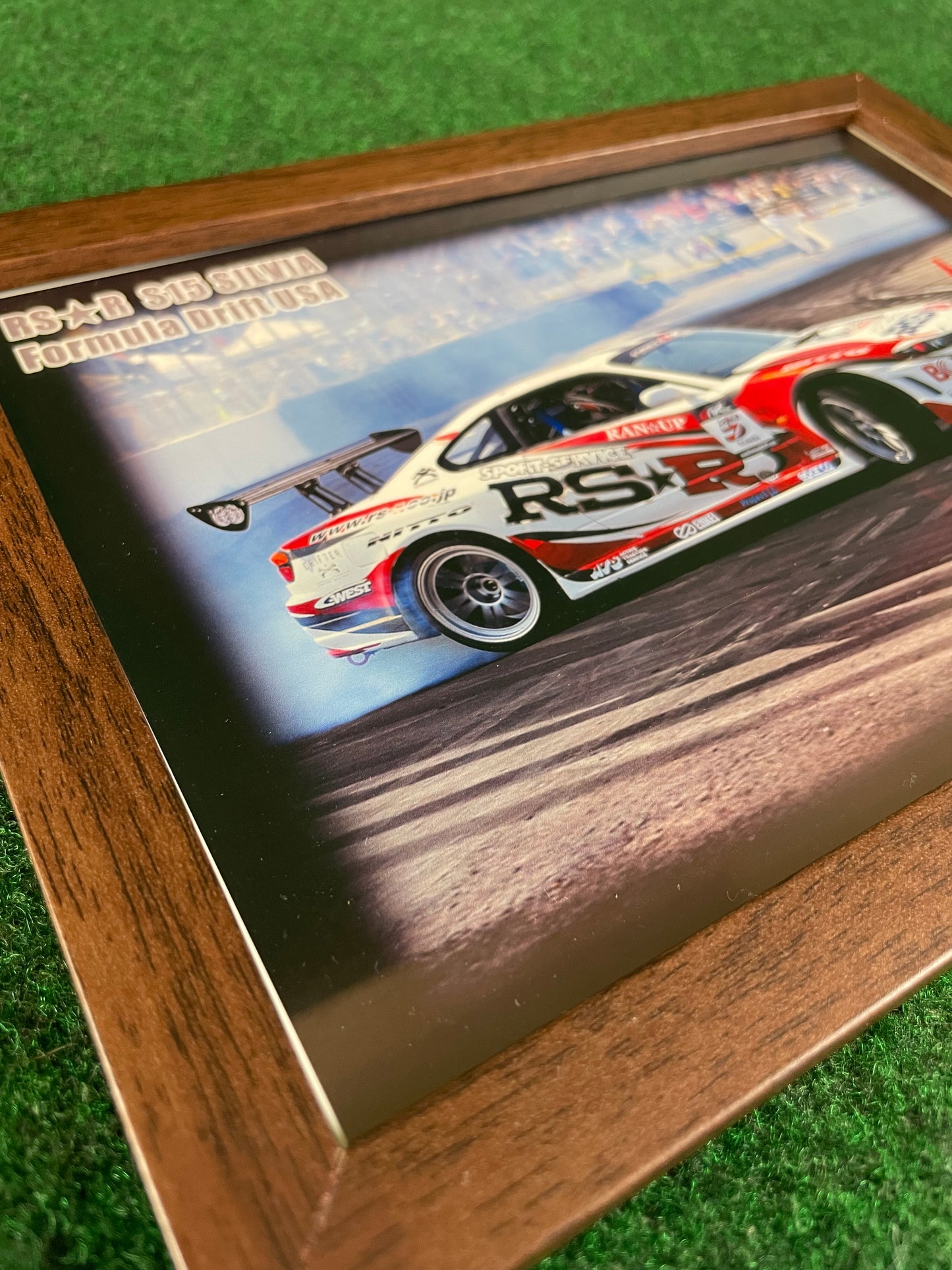 RSR - Nissan Silvia S15 Formula Drift USA Framed Photo & Sticker Set