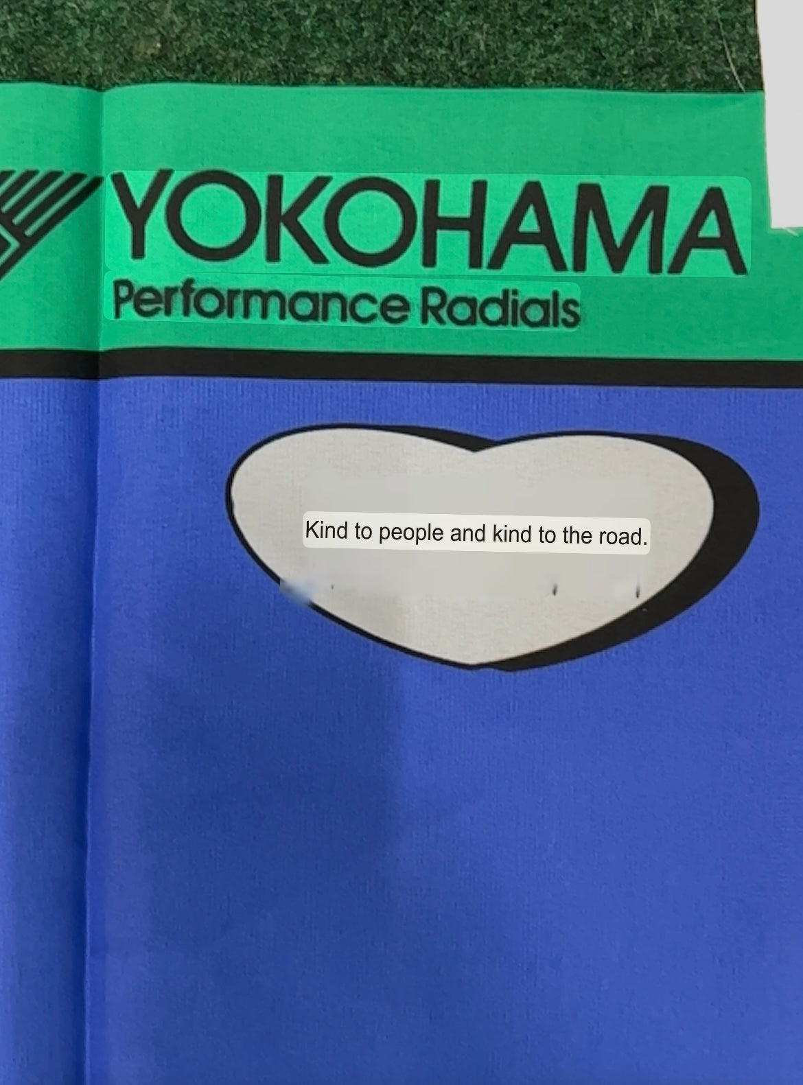 Yokohama Tires - Vintage GuardEx300II Advertising Nobori Banner