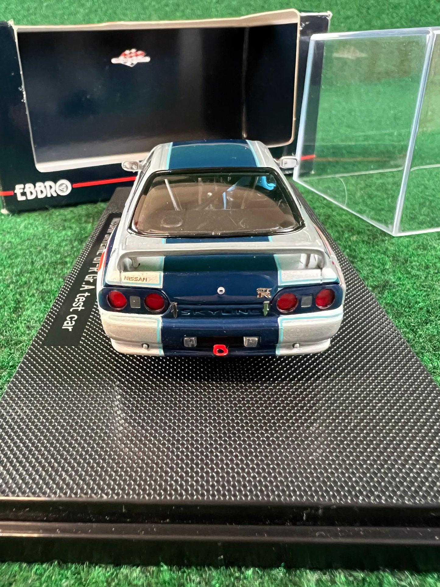 EBBRO Racing Car Collection Nissan Skyline R32 GTR Gr.A Test Car 1/43 Scale Diecast