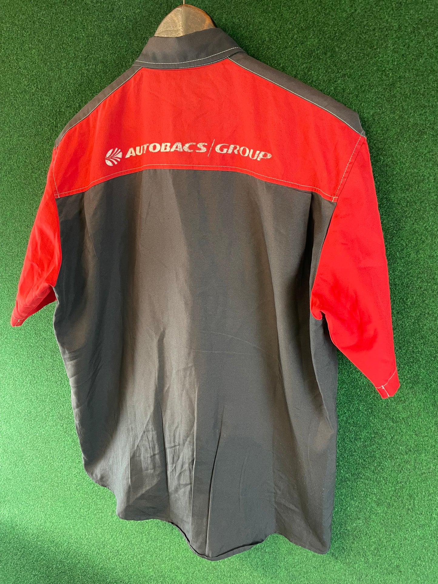 Super Autobacs - Employee Button Down Short Sleeved Shirt
