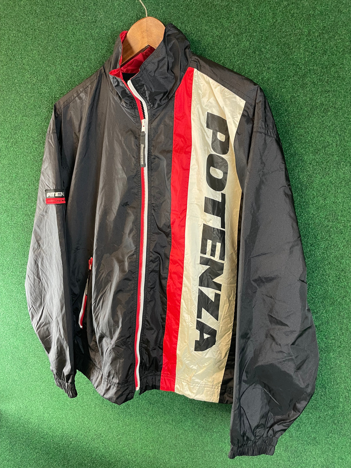 Bridgestone POTENZA - Vintage Windbreaker Zip Up Jacket