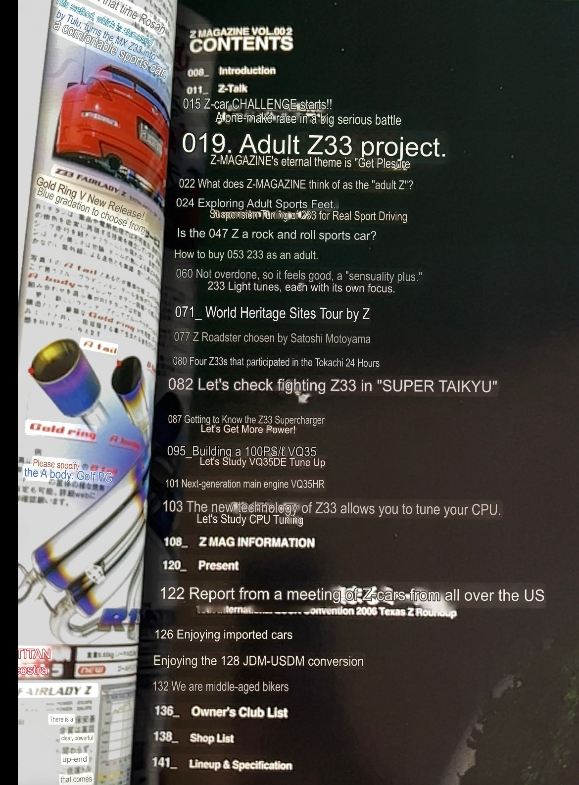 Nissan “Z Magazine” - September 2006 Vol. 002