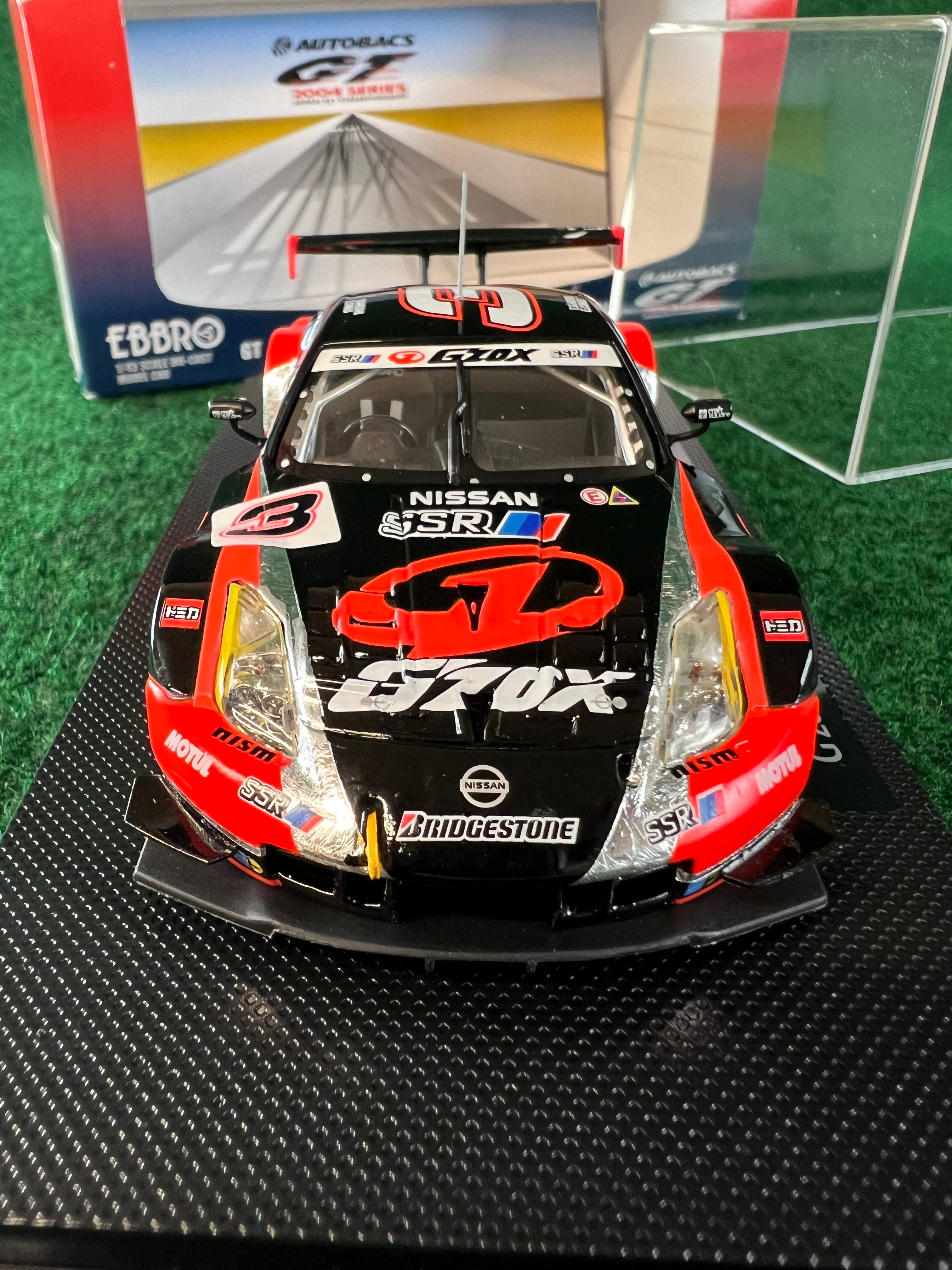 EBBRO - 2004 JGTC Hasemi G'Zox Nissan Fairlady Z 1/43 Scale