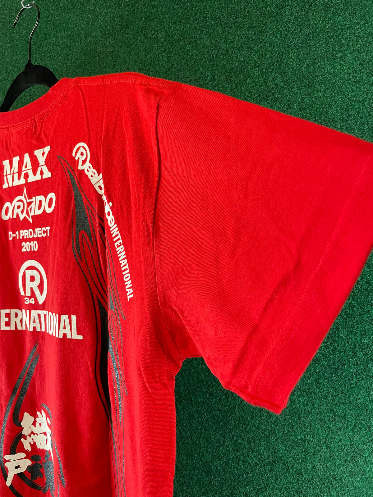 Max Orido REAL D1GP Project 2010 Red T-Shirt (L)