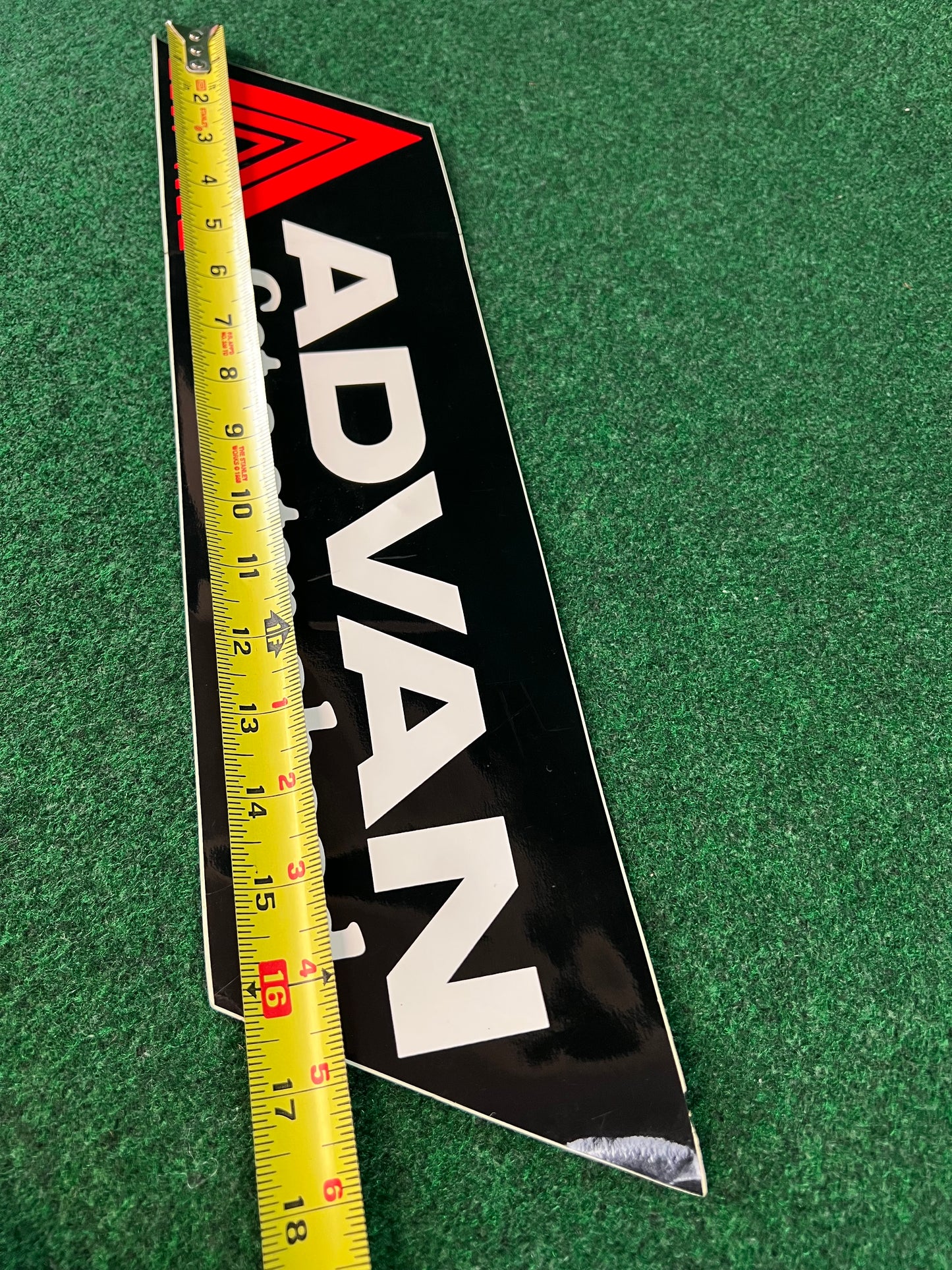 ADVAN Tires “Get a step ahead”Old Logo - Vintage Large Sticker