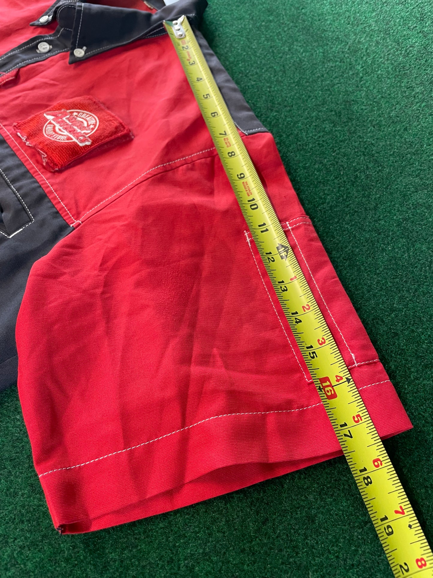Super Autobacs - Employee Button Down Short Sleeved Shirt