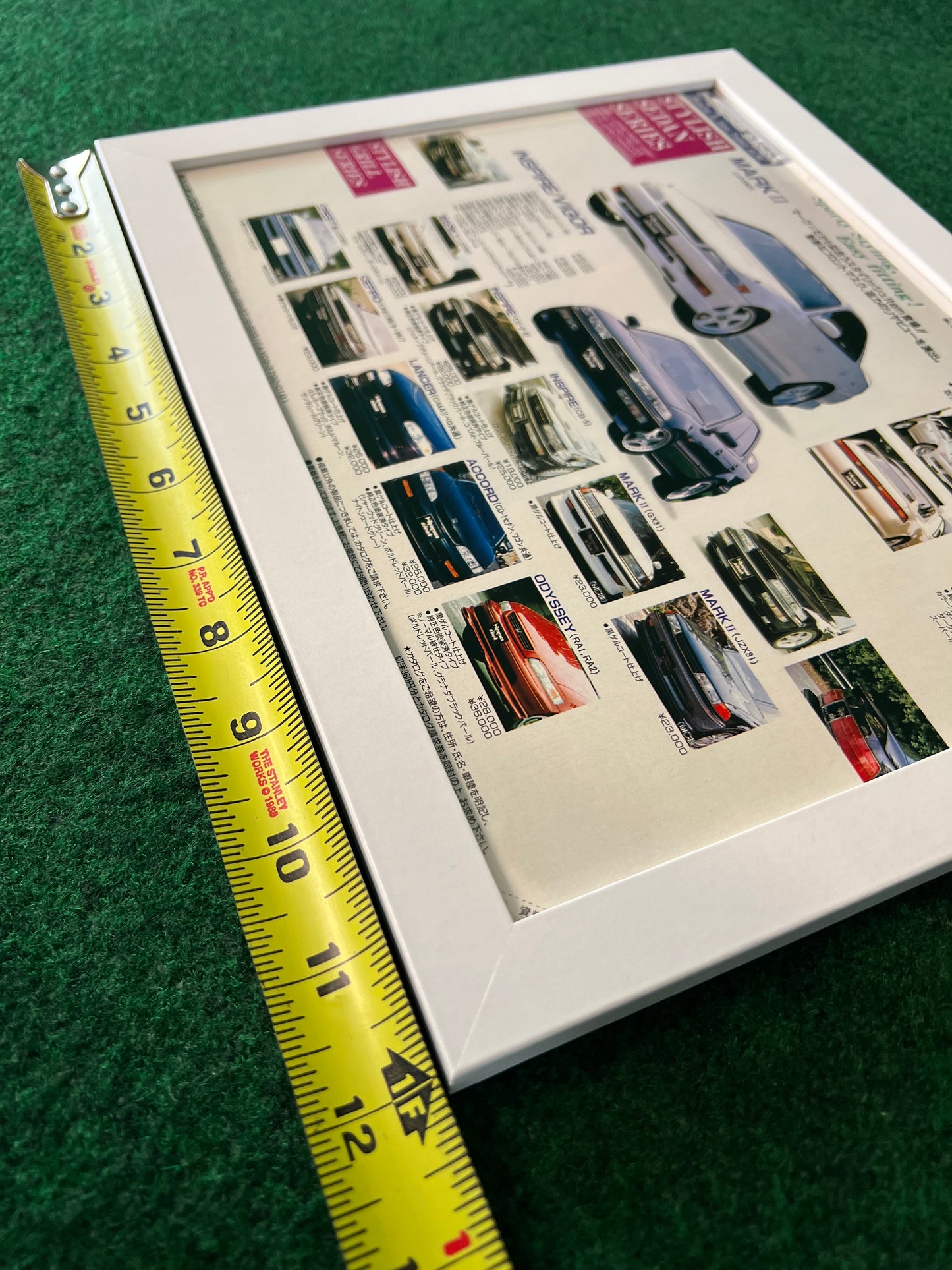 Hippo Sleek Aero Parts “Stylish Sedan Series” - Framed Advertisement Picture (1996)