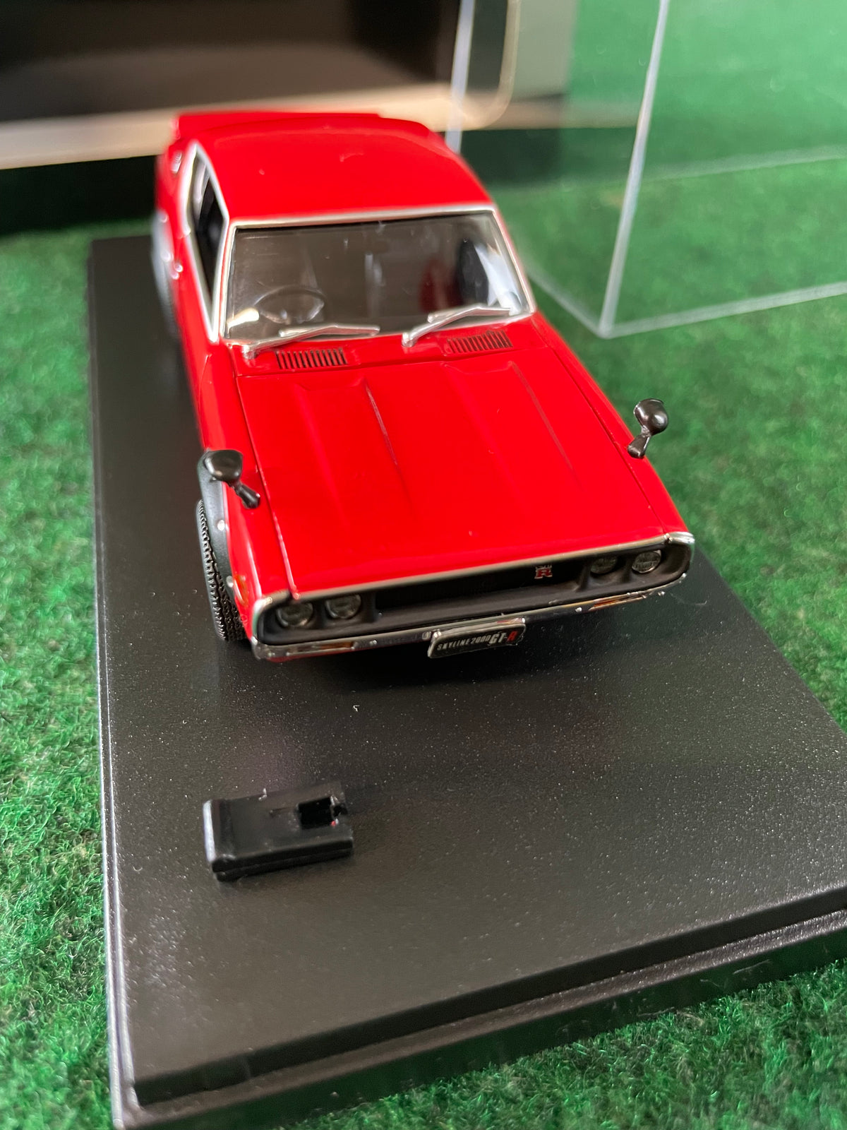 KYOSHO - Nissan Skyline Ken Mary GT-R KPGC110 Wide Wheel Version (Red) 1/43 Scale Diecast