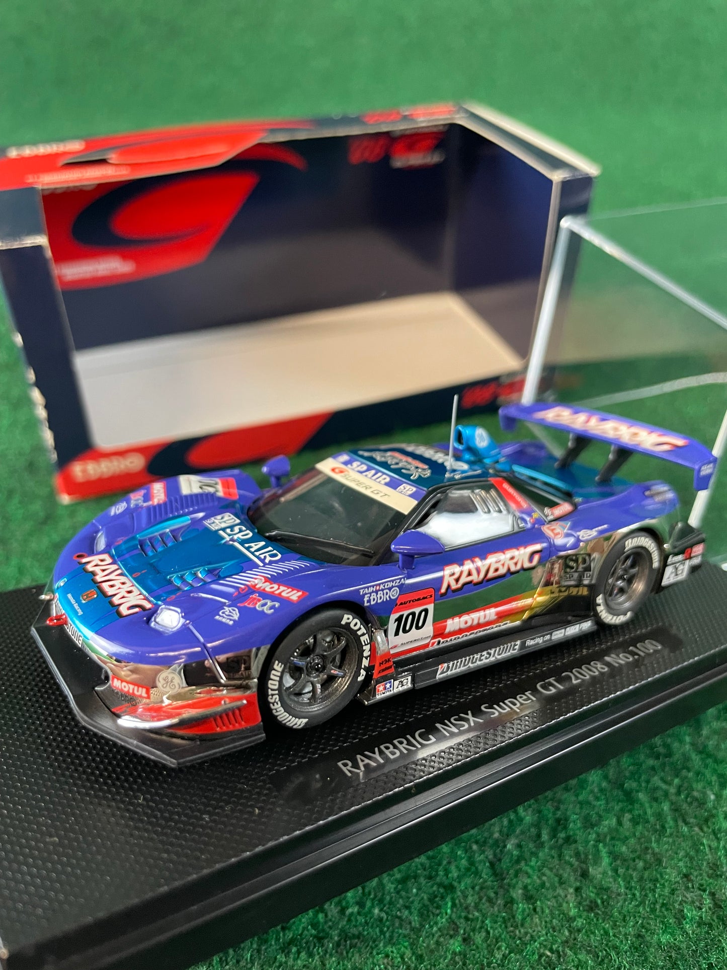 EBBRO - SuperGT 2008 Raybrig Honda NSX GT500 1/43 Scale Diecast