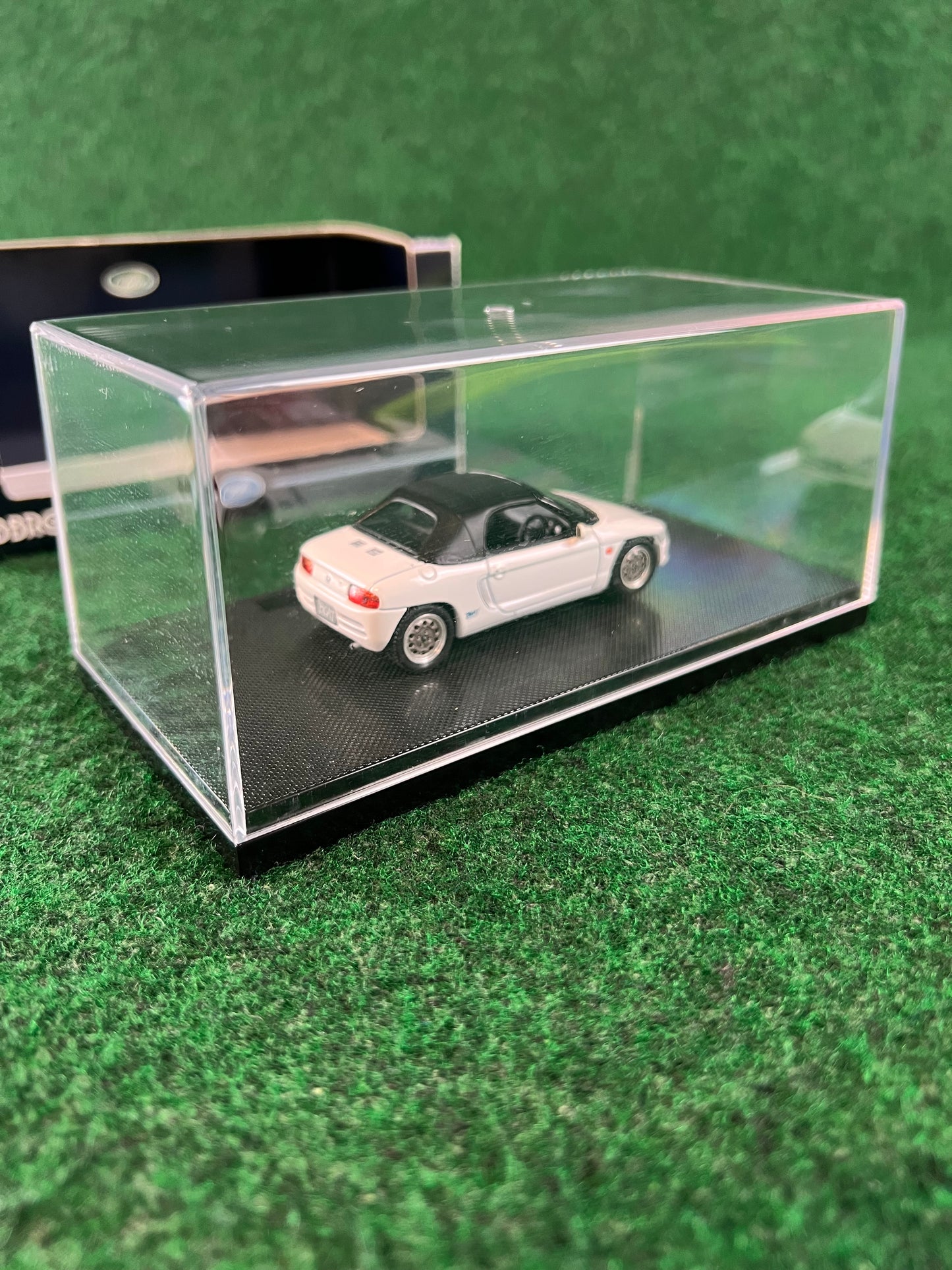 EBBRO Oldies - 1991 Honda Beat White Convertible 1/43 Scale Diecast