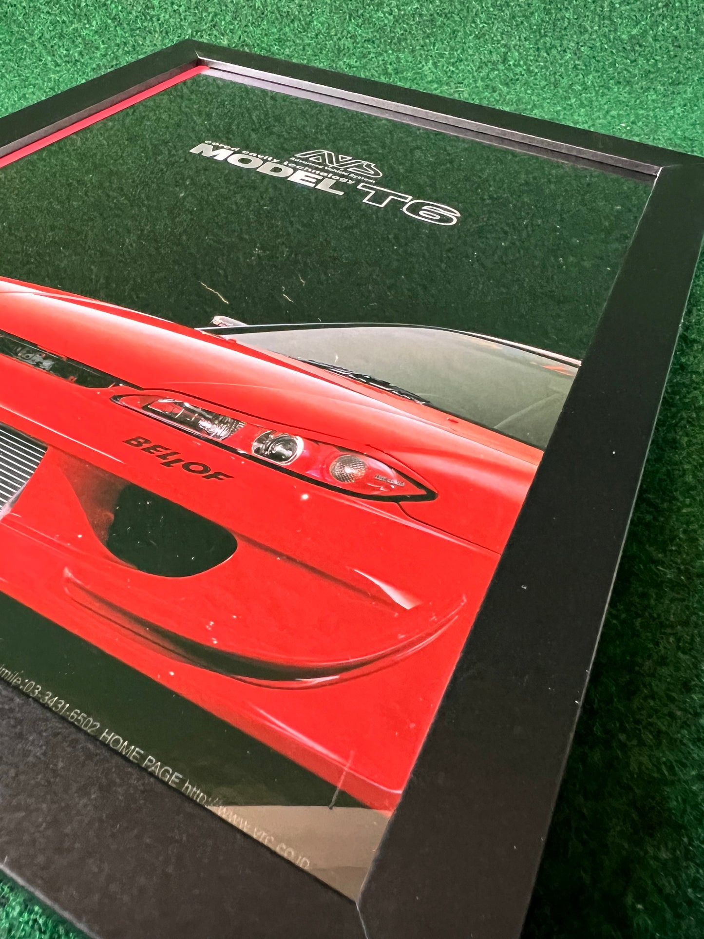 Yokohama Wheel - AVS Model T6 Nob Taniguchi T&E Nissan Silvia S15 Framed Advertisement Picture Set