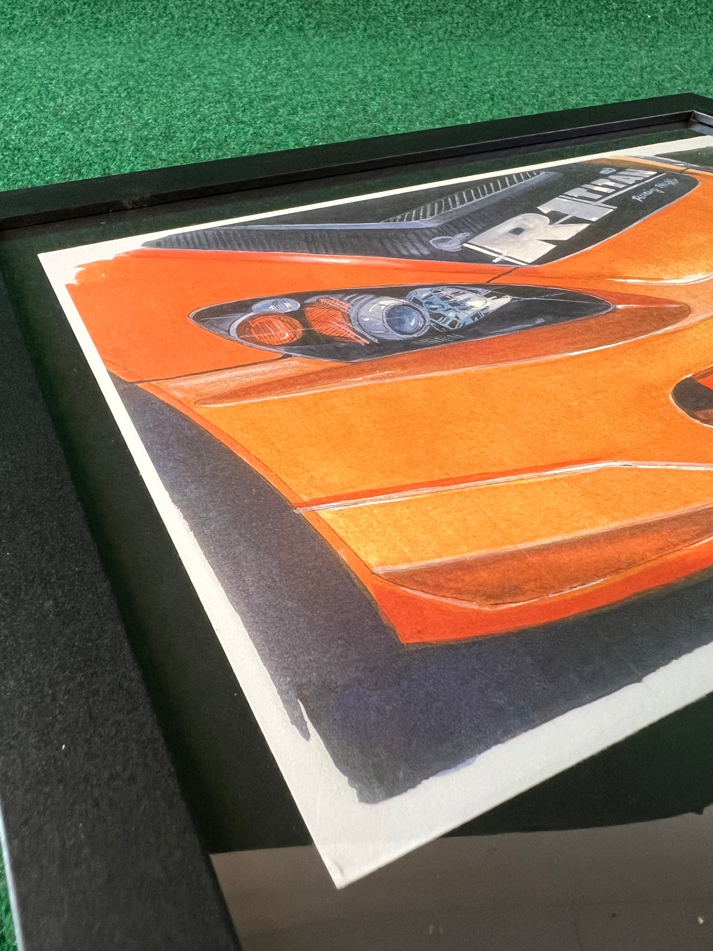 R1 Titan Honda S2000 Hand Drawn, Watercolor Painted & Signed Print