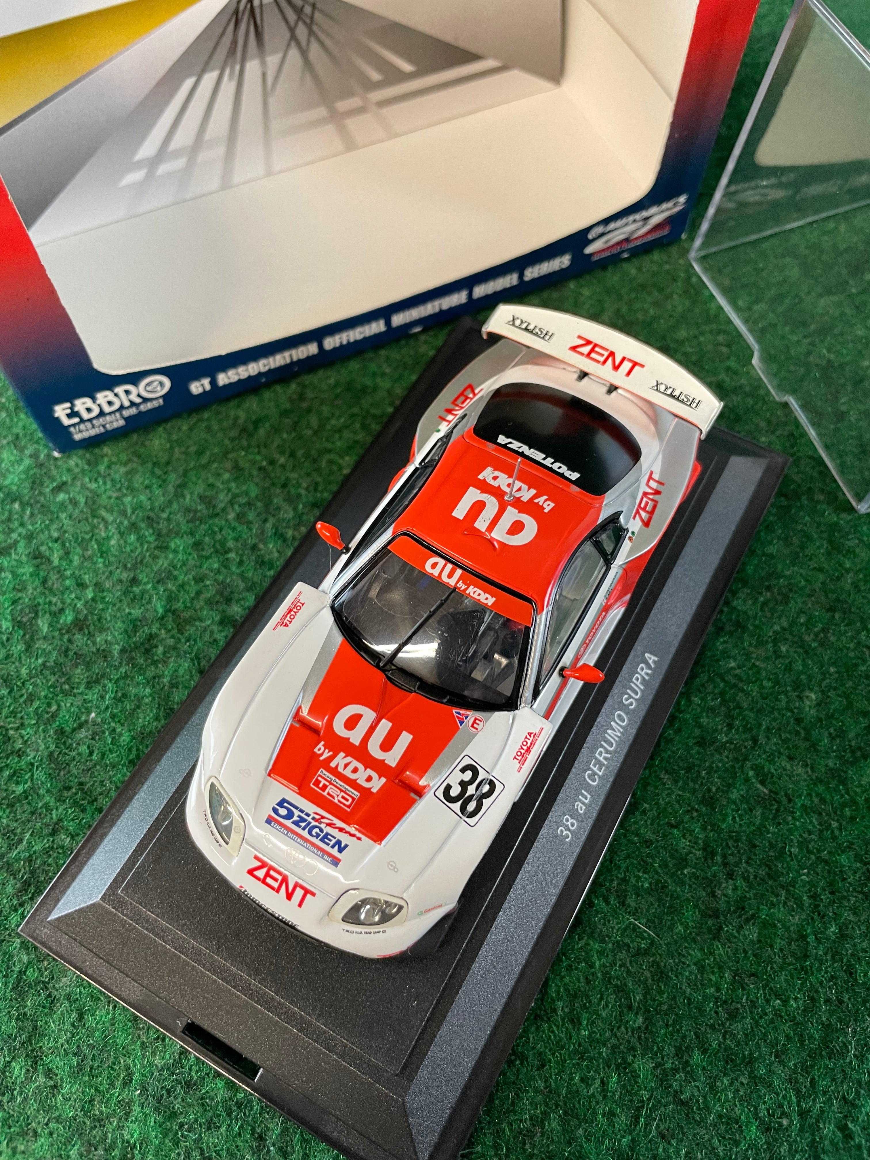 EBBRO - 2004 JGTC au Cerumo Toyota Supra 1/43 Scale Diecast